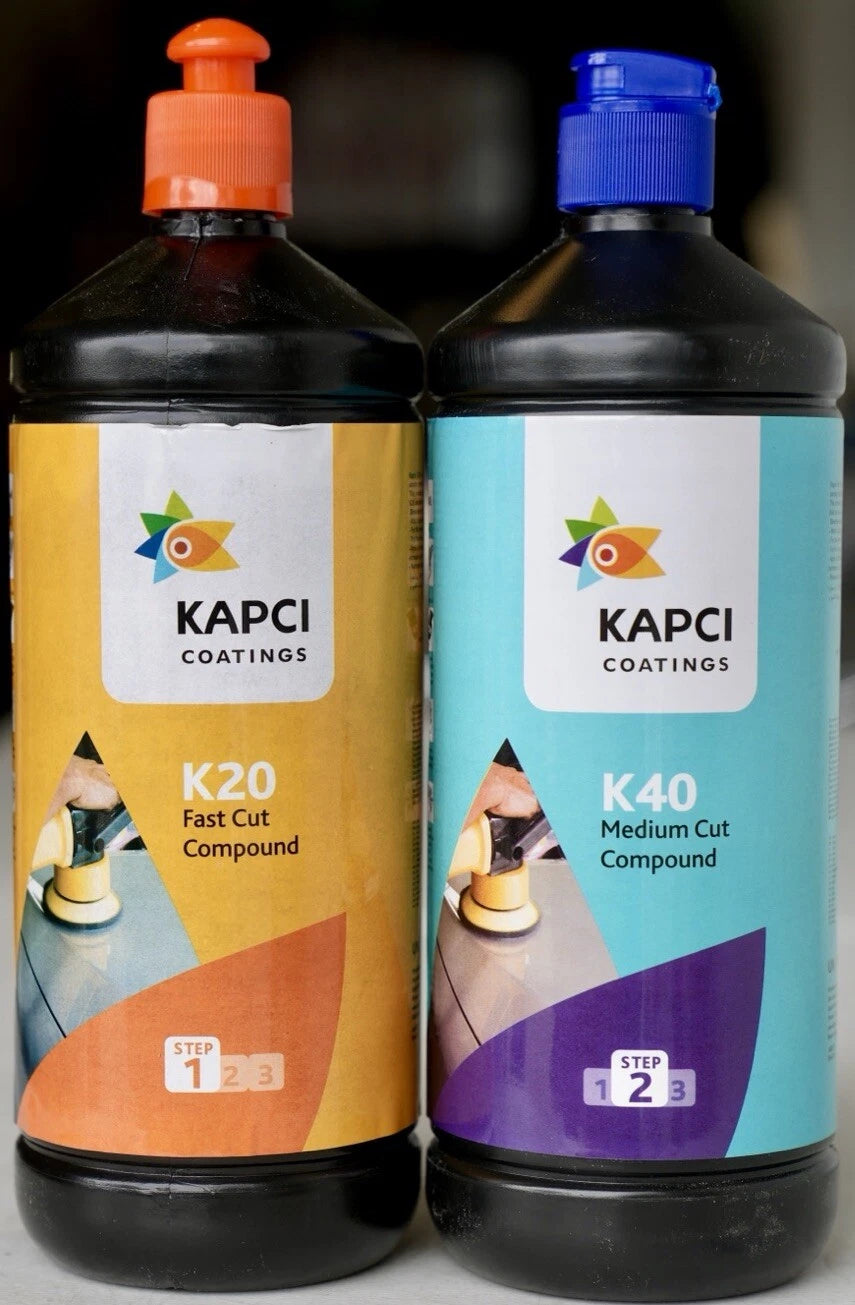 2 Step Kapci Auto Compound System! Rubbing Compound & Machine Polish!