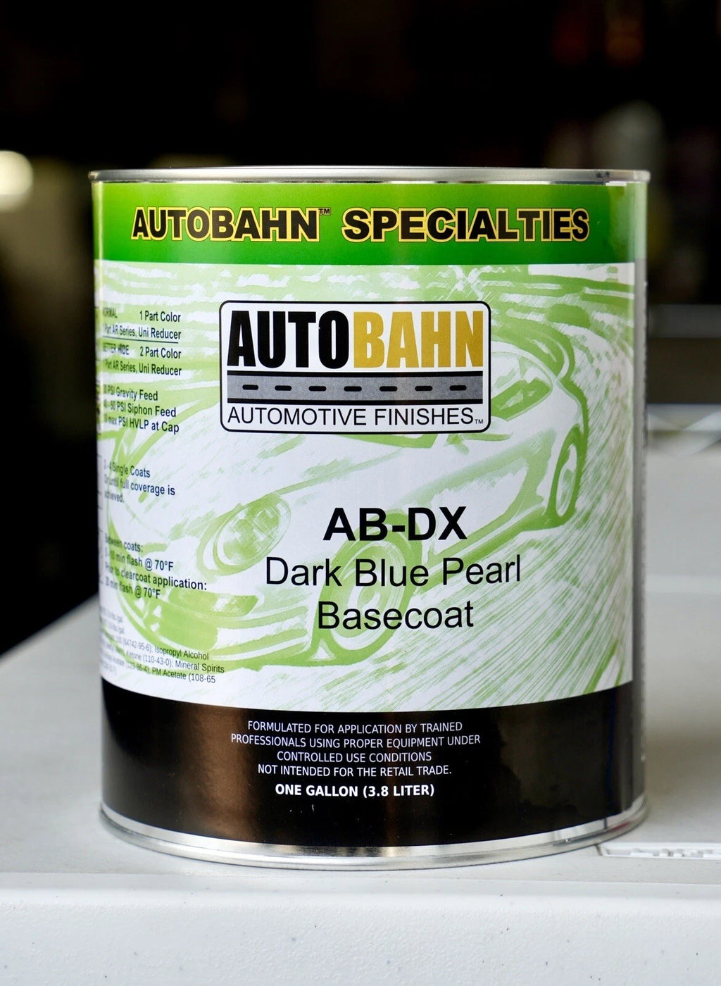 Autobahn AB-DX Dark Blue Pearl Basecoat Auto Paint GALLON Size Ford DX!