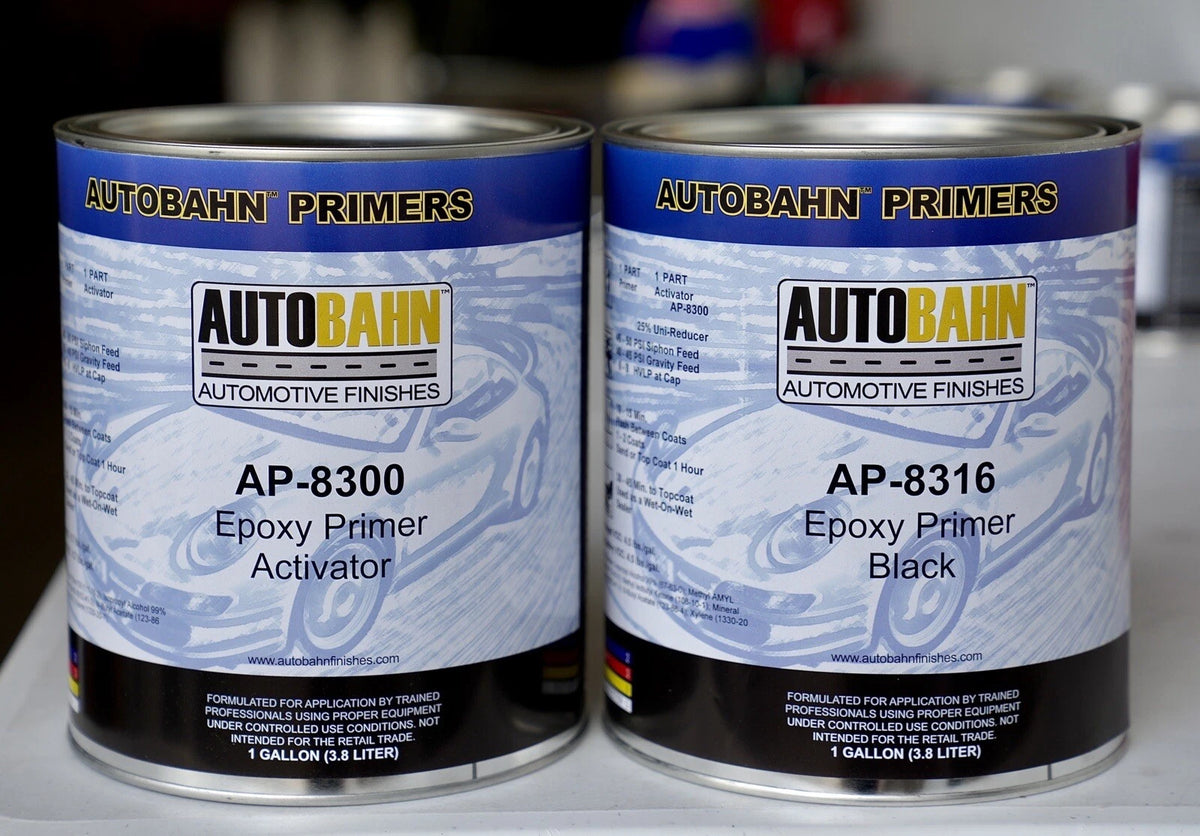 Autobahn AP8316 Automotive DTM Epoxy Primer GALLON KIT BLACK 1:1 MIX
