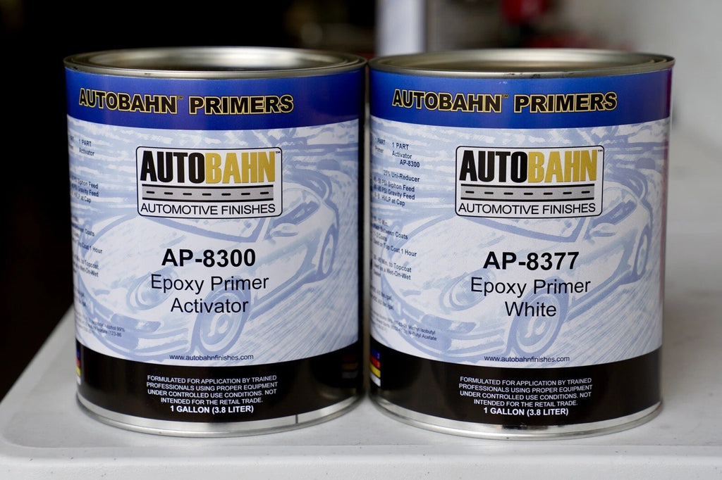 Autobahn AP8377 Automotive DTM Epoxy Primer GALLON KIT WHITE 1:1 MIX