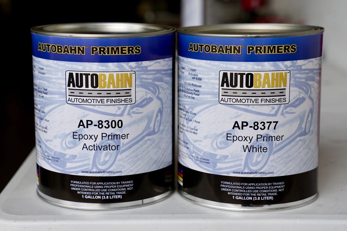 Autobahn AP8377 Automotive DTM Epoxy Primer GALLON KIT WHITE 1:1 MIX