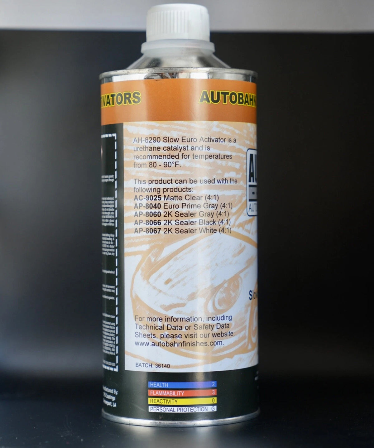 Autobahn Primer/Sealer Hardener QUART Size AH-6280 & 6290