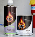 HIGH TECK HFP150 GM WA8624 FROST WHITE BASECOAT AUTO PAINT QUART SIZE+REDUCER!