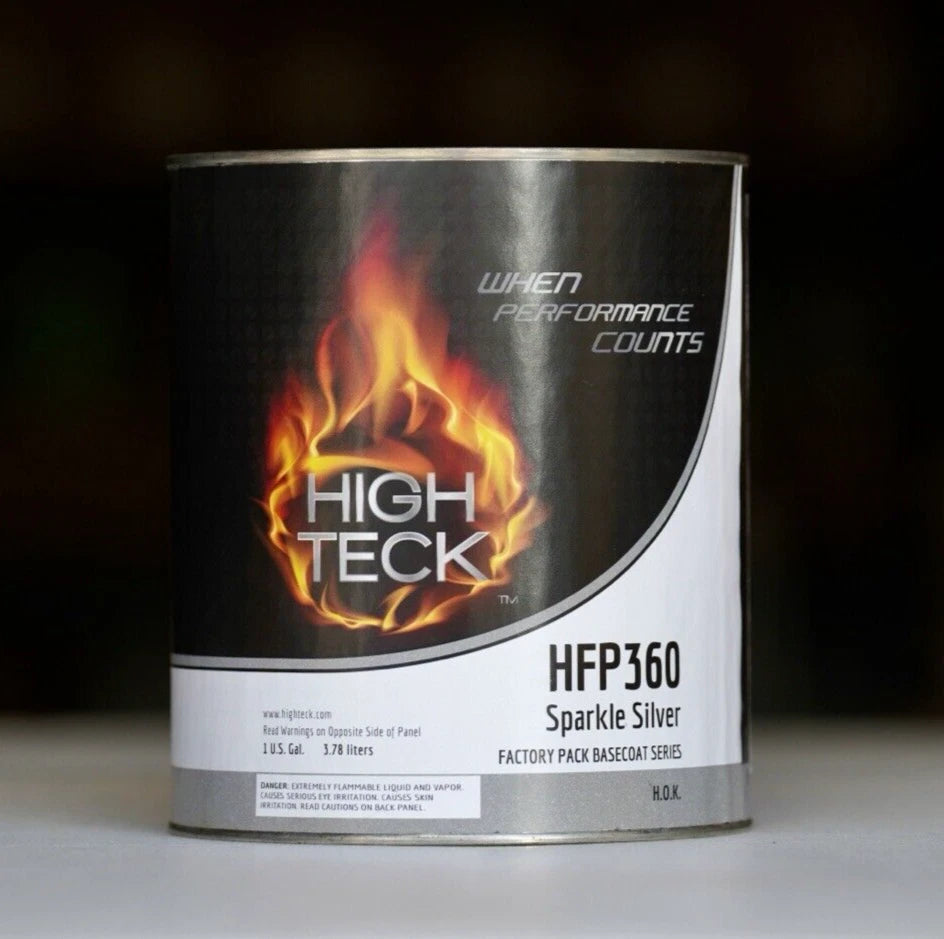 HIGH TECK HFP 360 HOUSE OF KOLOR SPARKLE SILVER BASECOAT AUTO PAINT GALLON SIZE!