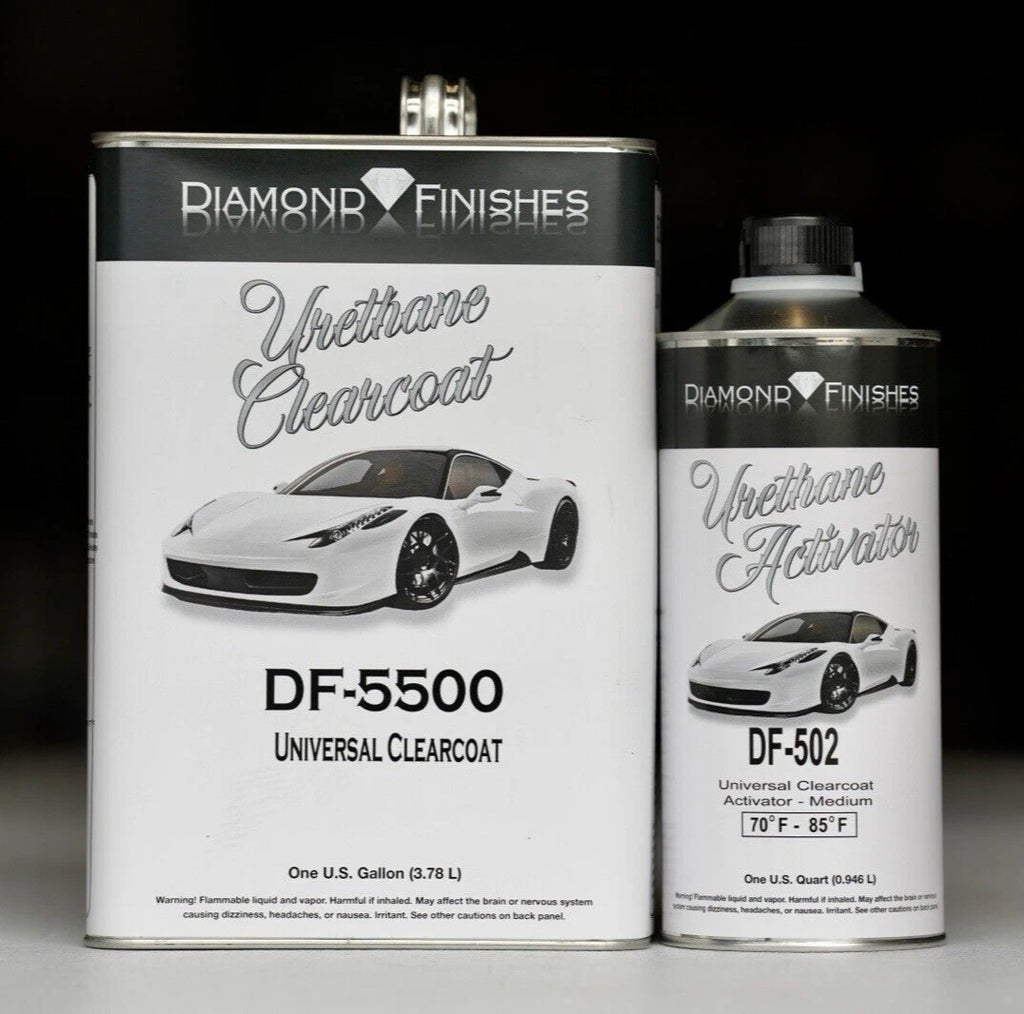High Gloss Diamond DF-5500 4:1 2K Auto Clear Coat Gallon KIT! Medium Solid