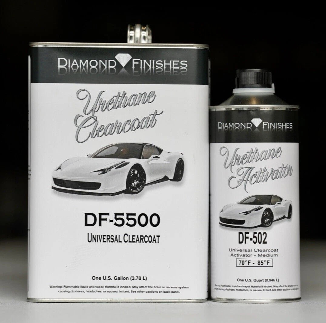 High Gloss Diamond DF-5500 4:1 2K Auto Clear Coat Gallon KIT! Medium Solid