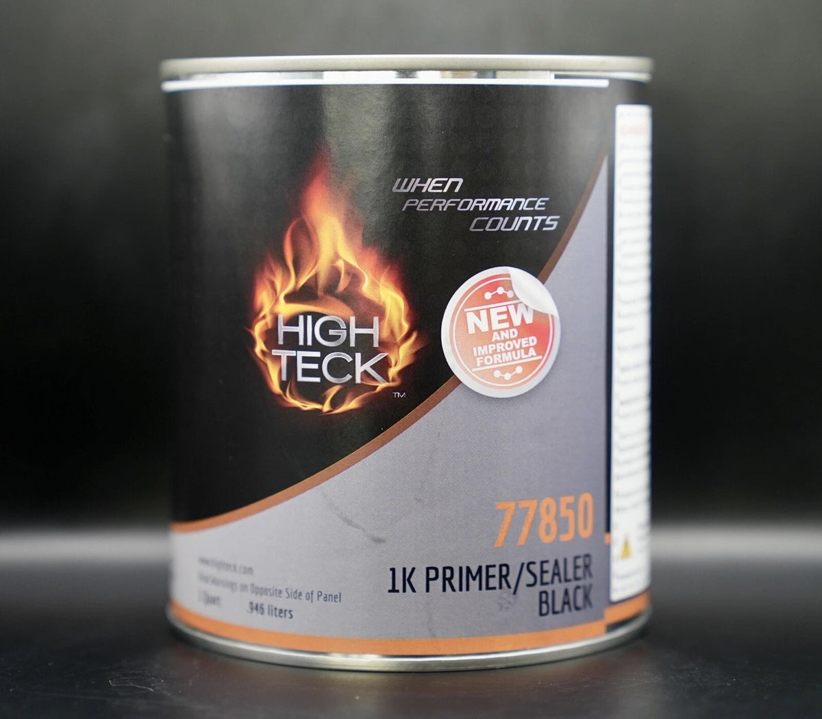 High Teck BLACK Automotive Primer Sealer 1K Ready-To-Spray Non-Sanding QUART!