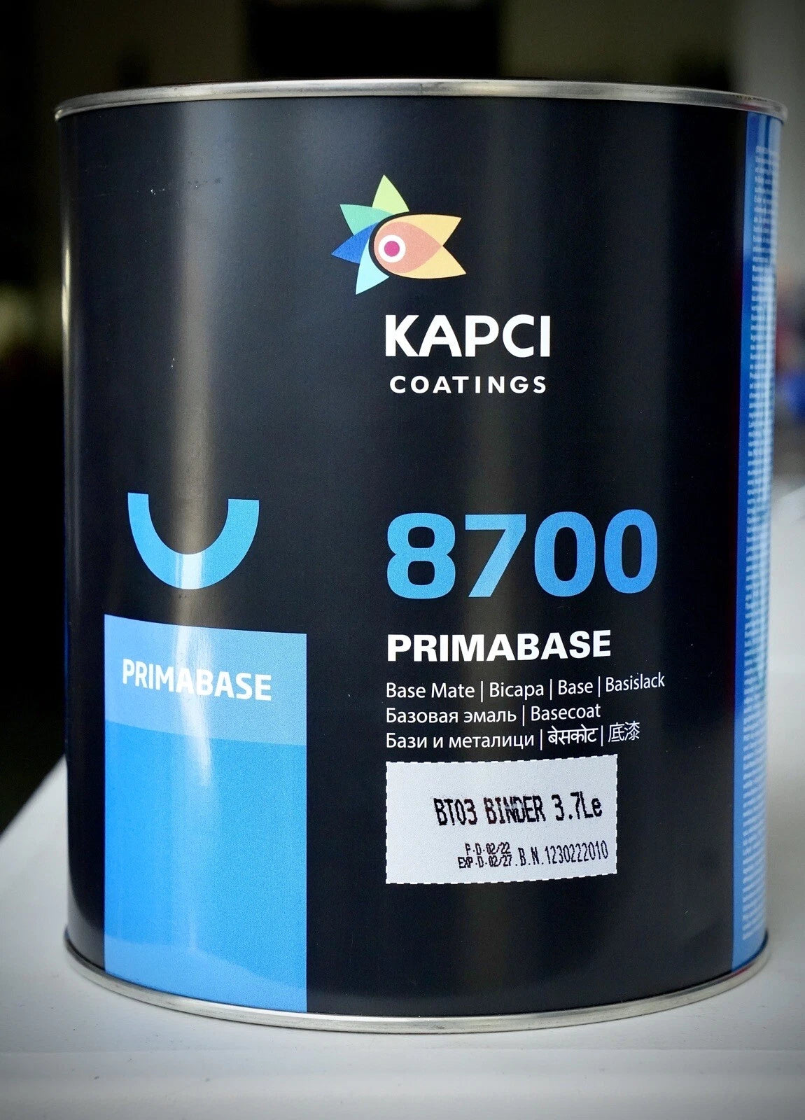 Kapci Primabase 8700 Premium Binder BT03 GALLON Size! Automotive Paint