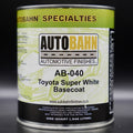TOYOTA 040 SUPER WHITE QUART SIZE AUTOMOTIVE BASECOAT!